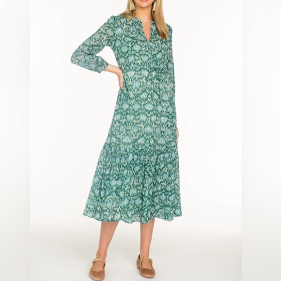 Olivia James Lydia dress Apache stripe sz XS - Picture 7 of 7